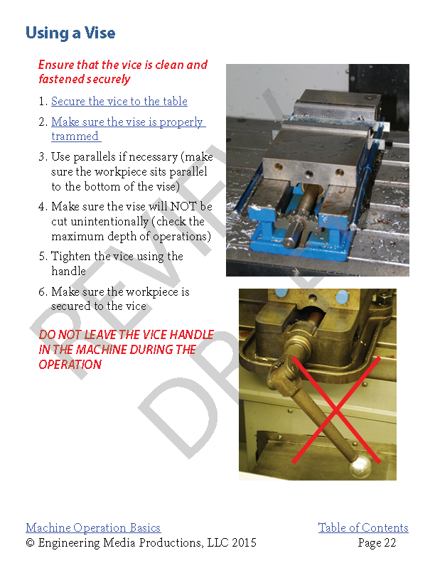 CNC Quick Guide for Haas Mills Review Using a Vise