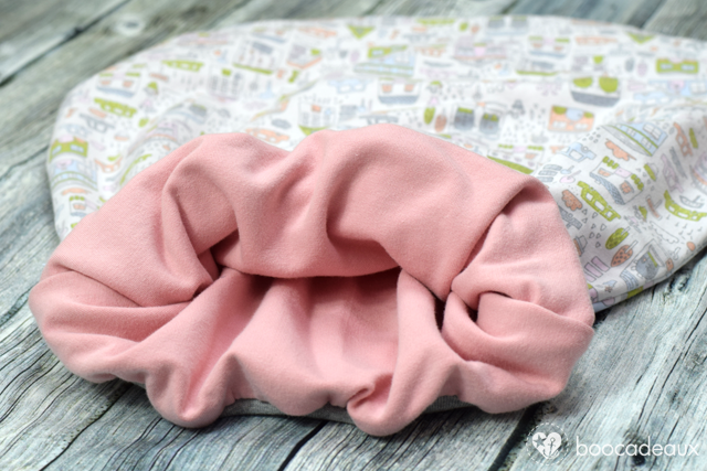 Babyset: Kuschelsack, Knotenmütze und Halstuch aus La Ville 