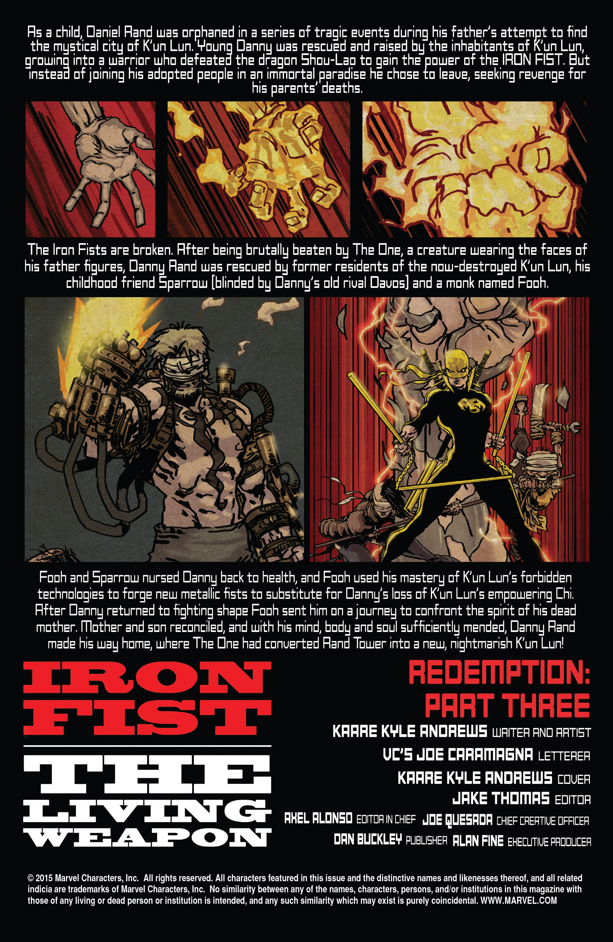 Read online Iron Fist: The Living Weapon comic -  Issue #9 - 2