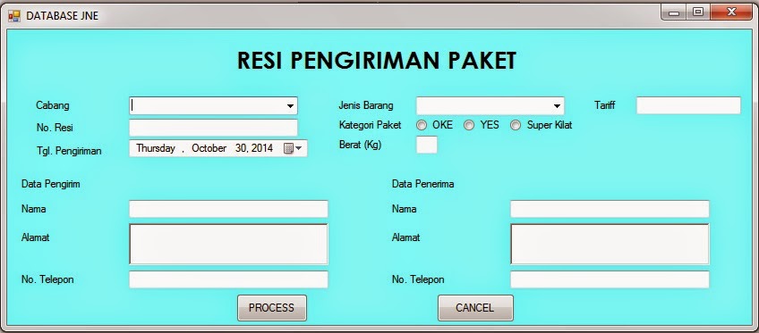 Melati Putri Anggraeni�s Aplikasi Database Resi Melati Putri Anggraeni�s Aplikasi Database Resi