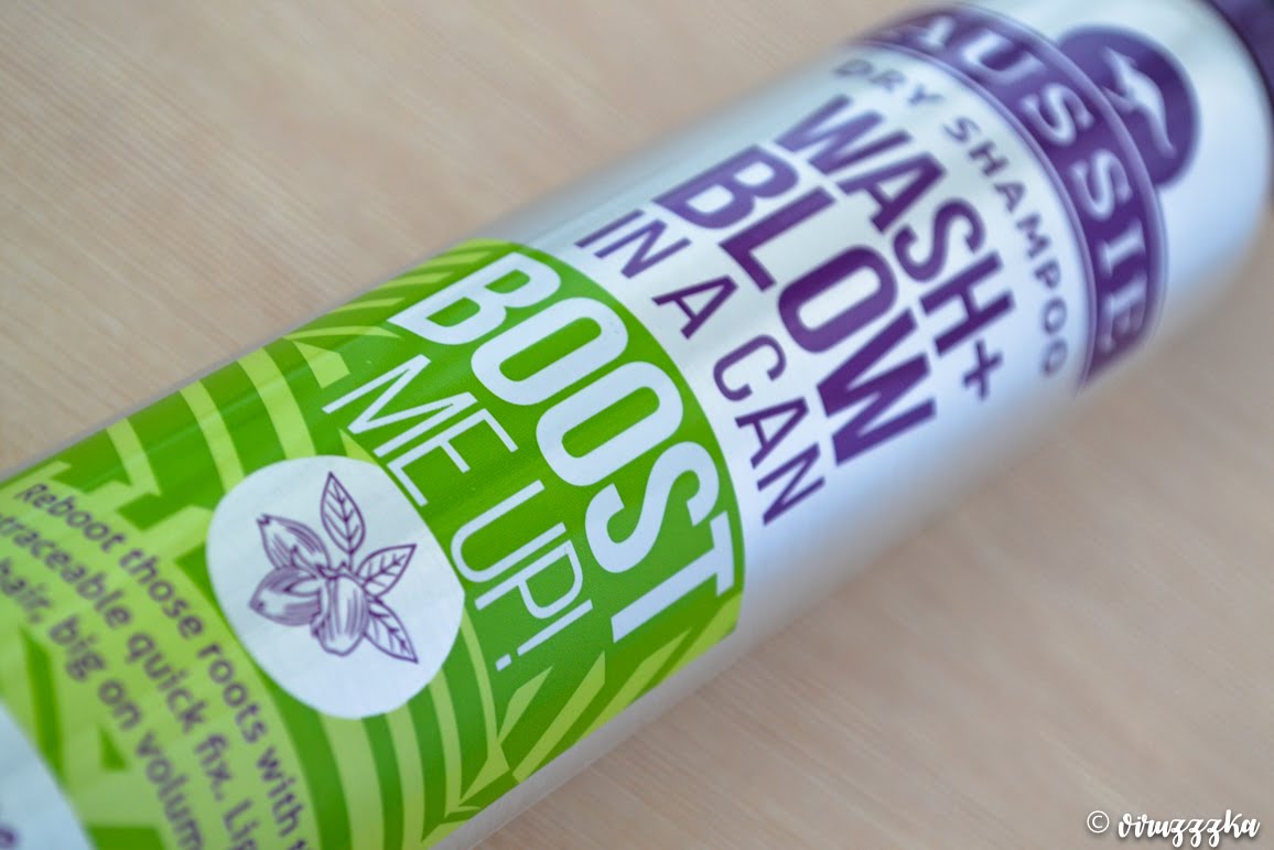 Aussie Dry Shampoo Wash + Blow in a Can Boost Me Up! Review