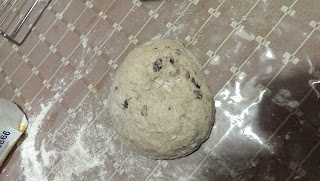 [童龜埔] 【小瑰廚房】免揉麵團之香Q蔓越莓麥片貝果(201