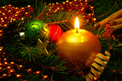 navidad imagenes bonitas adornos velas bolas movimiento luces brillos