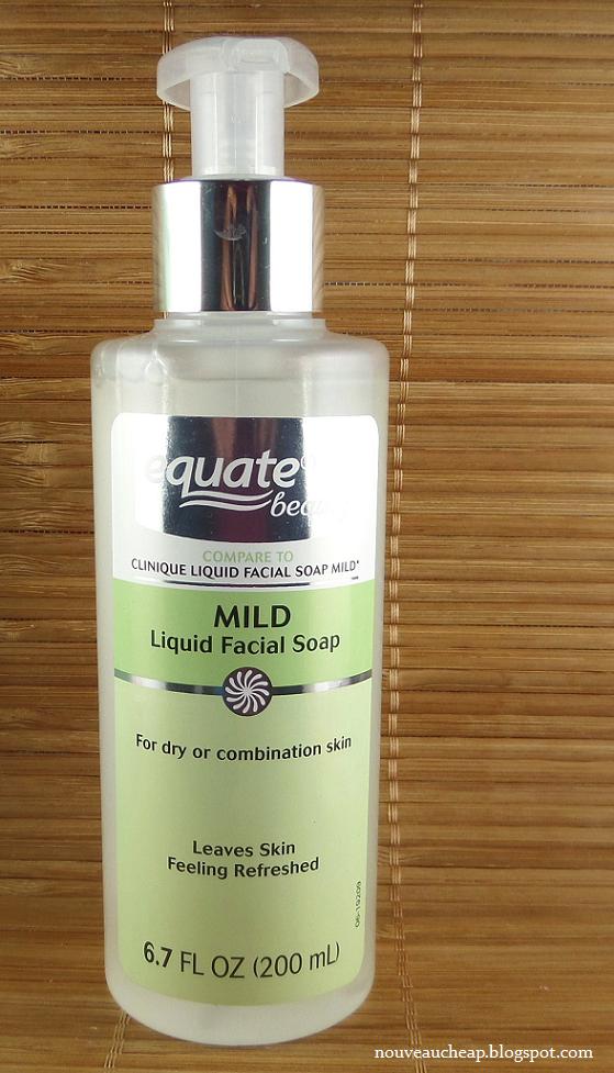 Review Equate Mild Liquid Facial Soap to Clinique Liquid