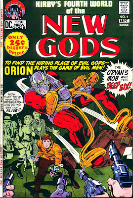 New Gods v1 #4 dc bronze age comic book cover art by Jack Kirby