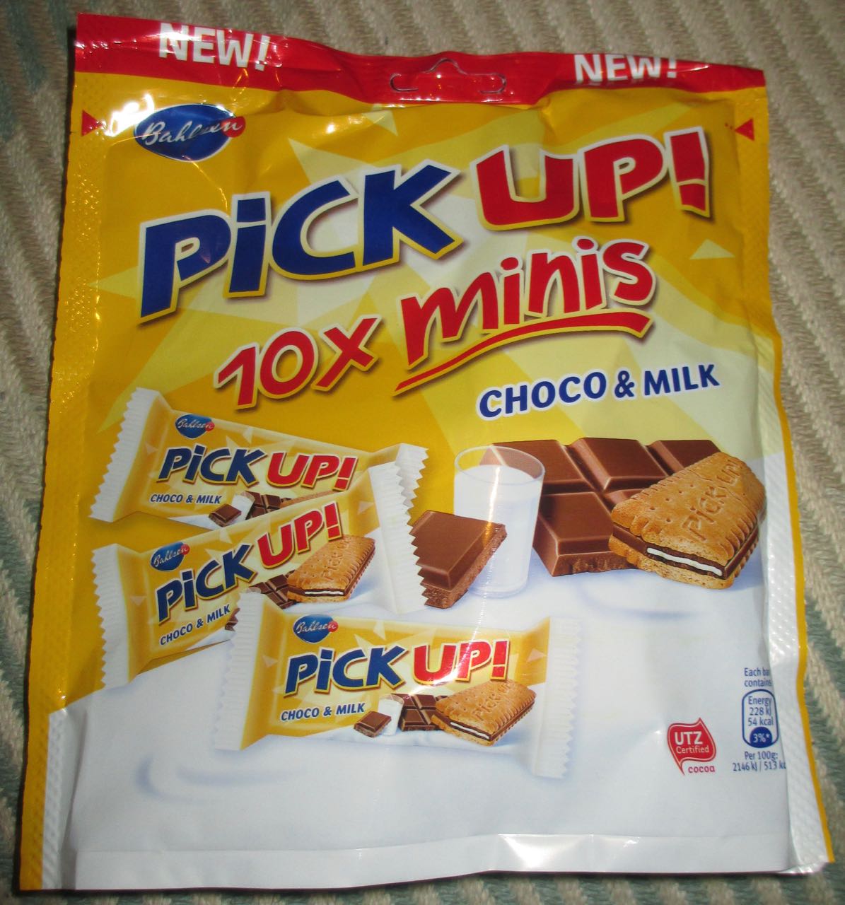 FOODSTUFF FINDS New Pick Up Minis Choco and Milk (Bahlsen) By Cinabar