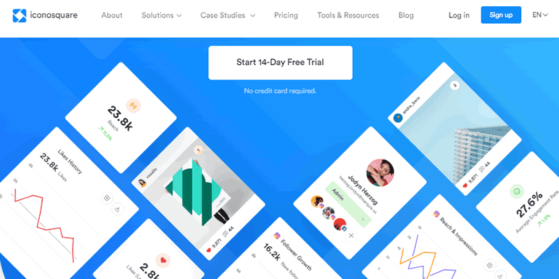 You can easily grow your social media presence with Iconosquare