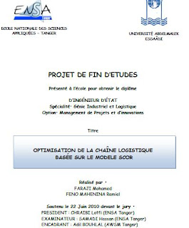 projet fin d'etude genie industriel pdf
