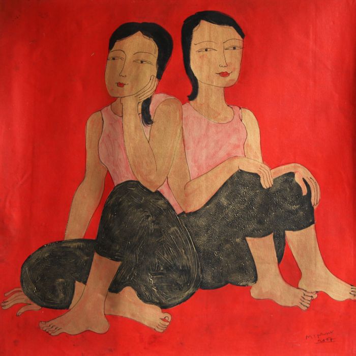 Красные женщины. Min Zaw