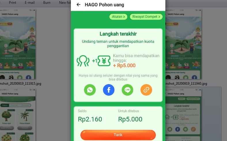 2 Cara Melakukan Penarikan Penghasilan Di Hago Pohon Uang