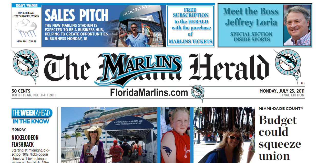 Random Pixels Blog How the Miami Herald aided Jeffrey Loria in The