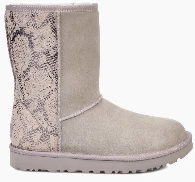 ugg metallic snake boot