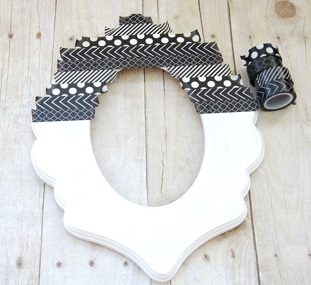 Custom Picture Frame #tutorial #washi #tape #diy