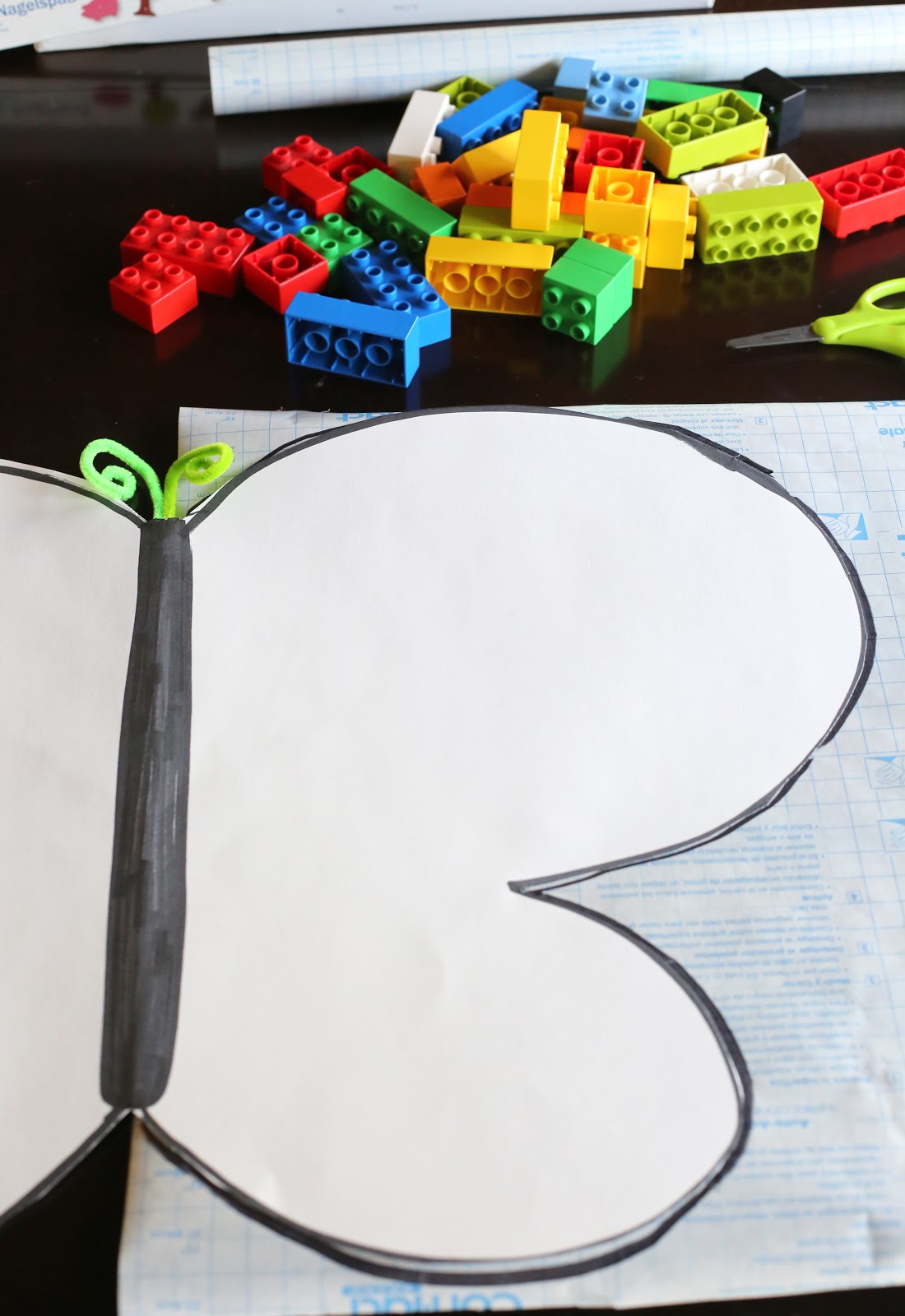 Бабочки из лего дупло схемы