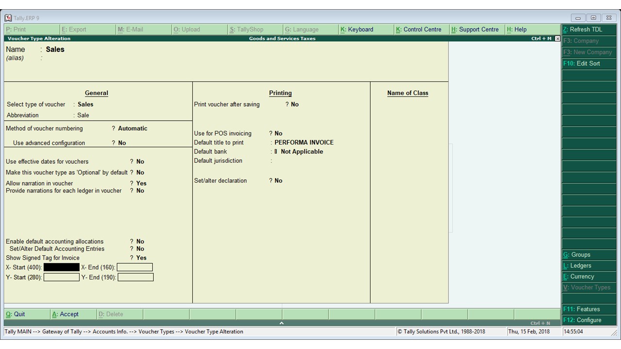 Free Tally Customization, SMS Module, Auto Email Module. Recycle Bin