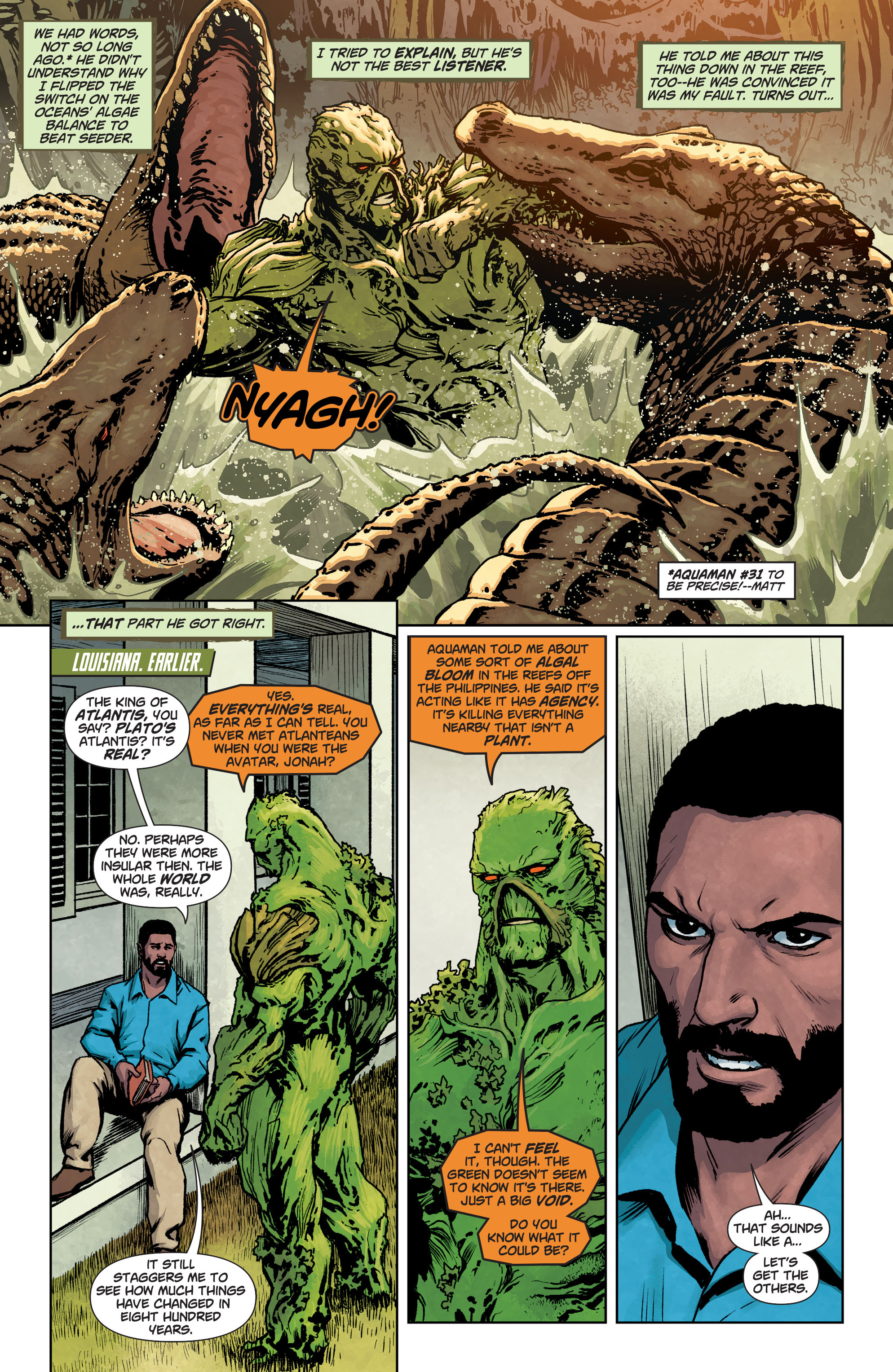 Read online Swamp Thing (2011) comic -  Issue #32 - 5