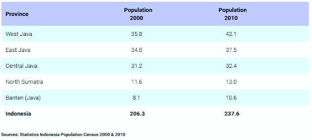Komposisi Penduduk dan Demografi Indonesia
