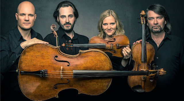 The musicians of the Quartetto Artemis 