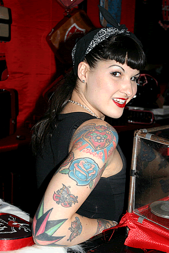 Artist tattoo art design girl sexy