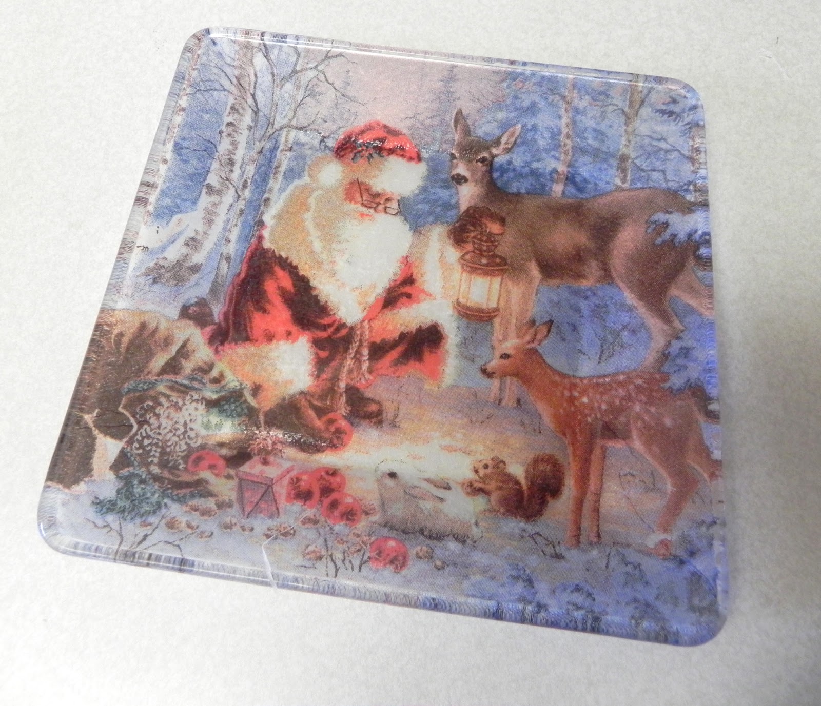 SybillinartNews Decoupage a glass plate Tutorial