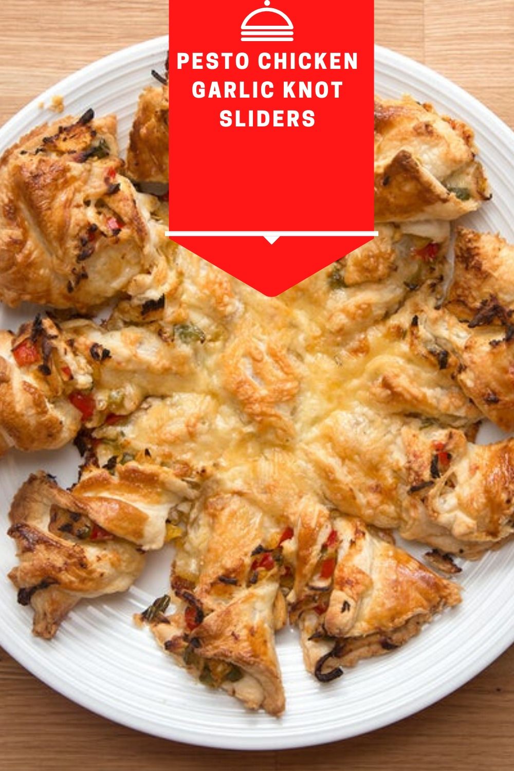 Pesto Chicken Garlic Knot Sliders