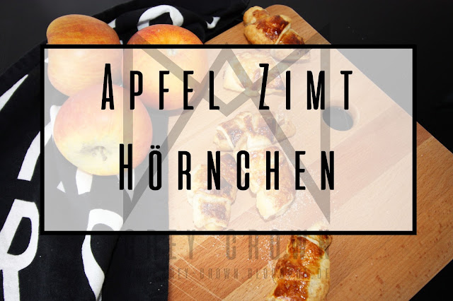 grey crown: Apfel Zimt Hörnchen