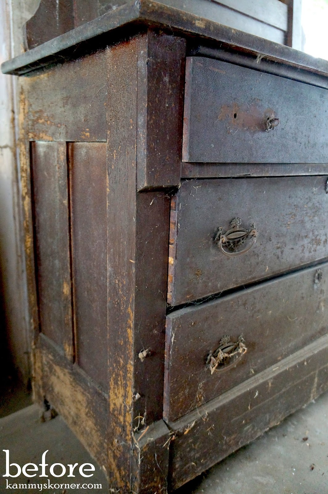 Kammy's Korner When The Mirror Breaks... Beautiful Antique Dresser