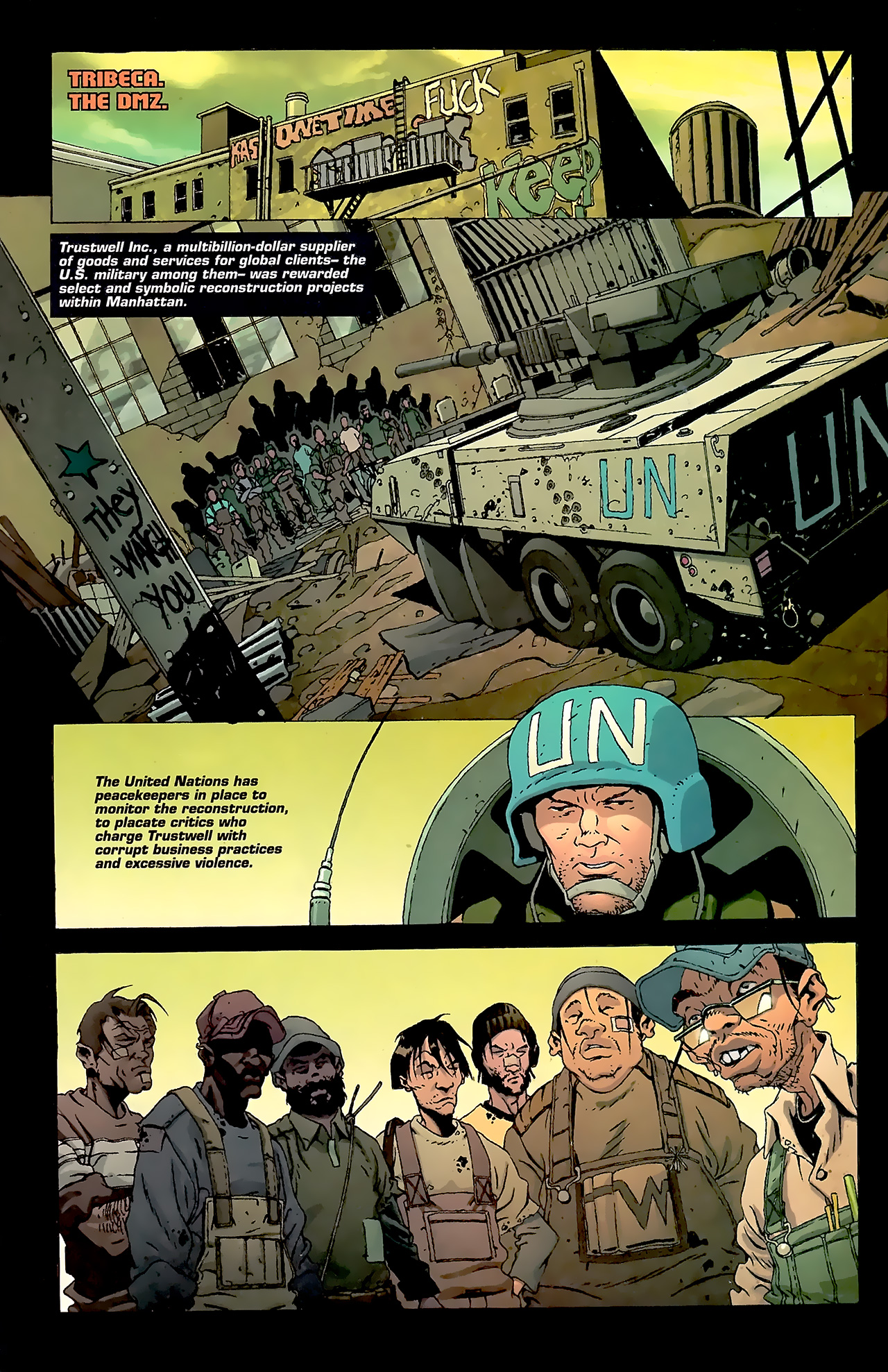 Read online DMZ (2006) comic -  Issue #13 - 3