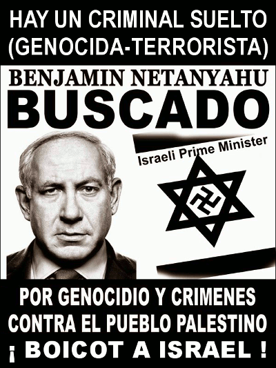 Resultado de imagen para netanyahu genocida