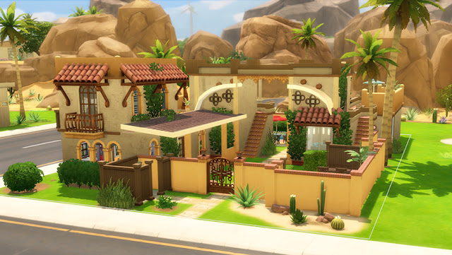 Sims 4 Mediterranean House