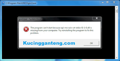 Cara Mengatasi The program can't start because api-ms-win-crt-stdio-|1-1-0.dll is missing from yout computer. Try reinstalling the program to x this problem.