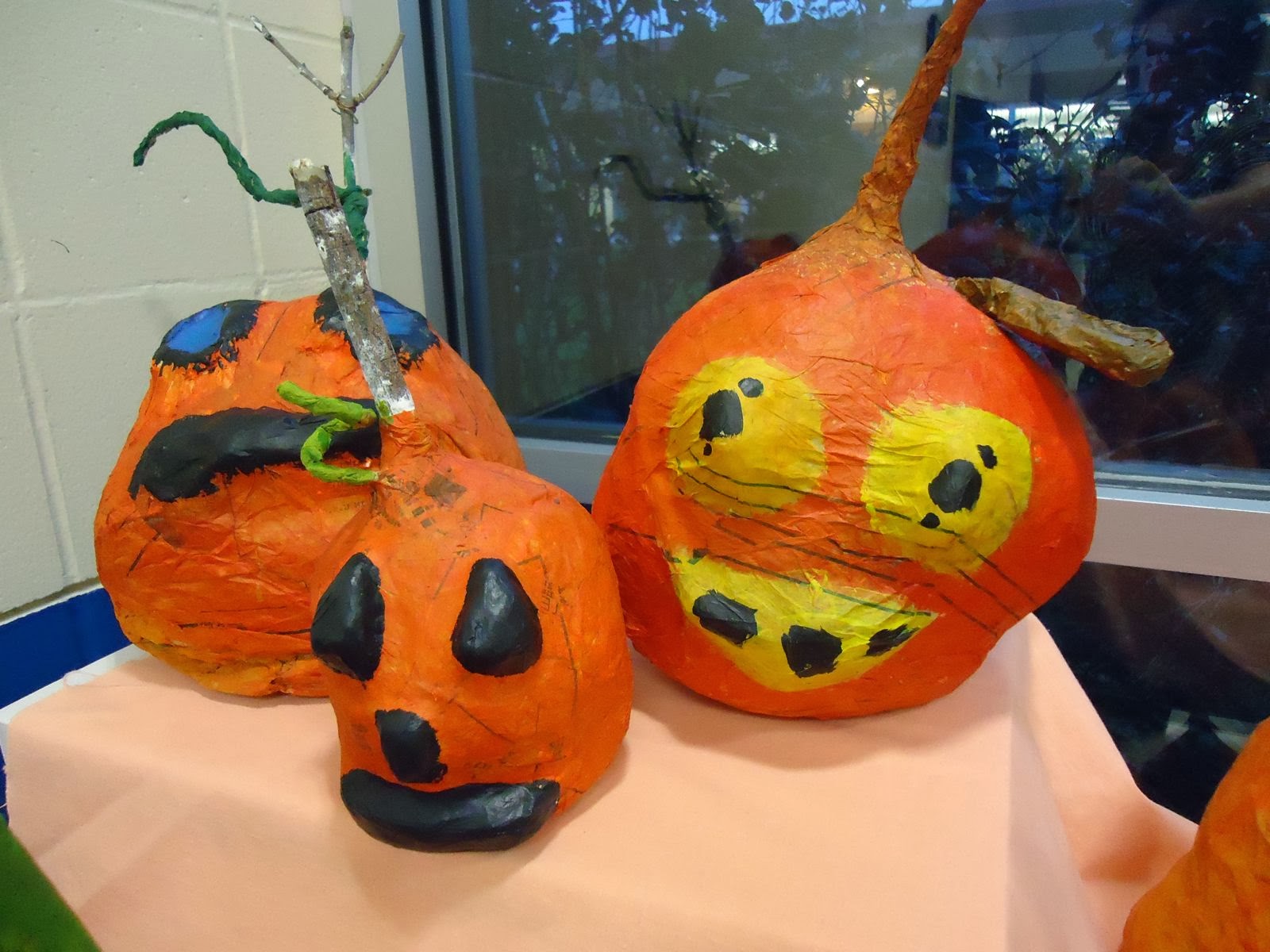 mini-matisse-paper-mache-pumpkins