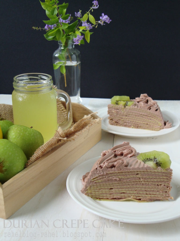 RAHEL Blogspot.com: Durian Crepe Cake