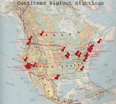 Bigfoot Sightings Map