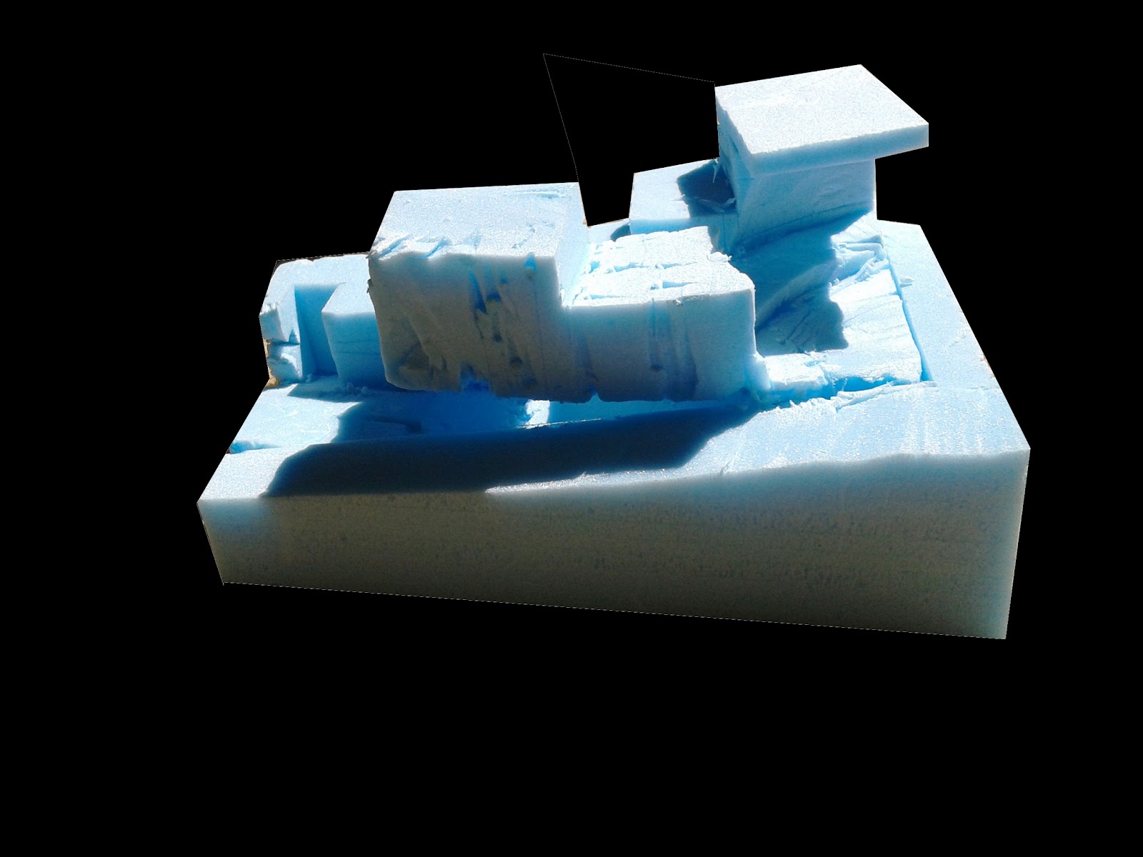 StudioCollaboration Carved Styrofoam Model