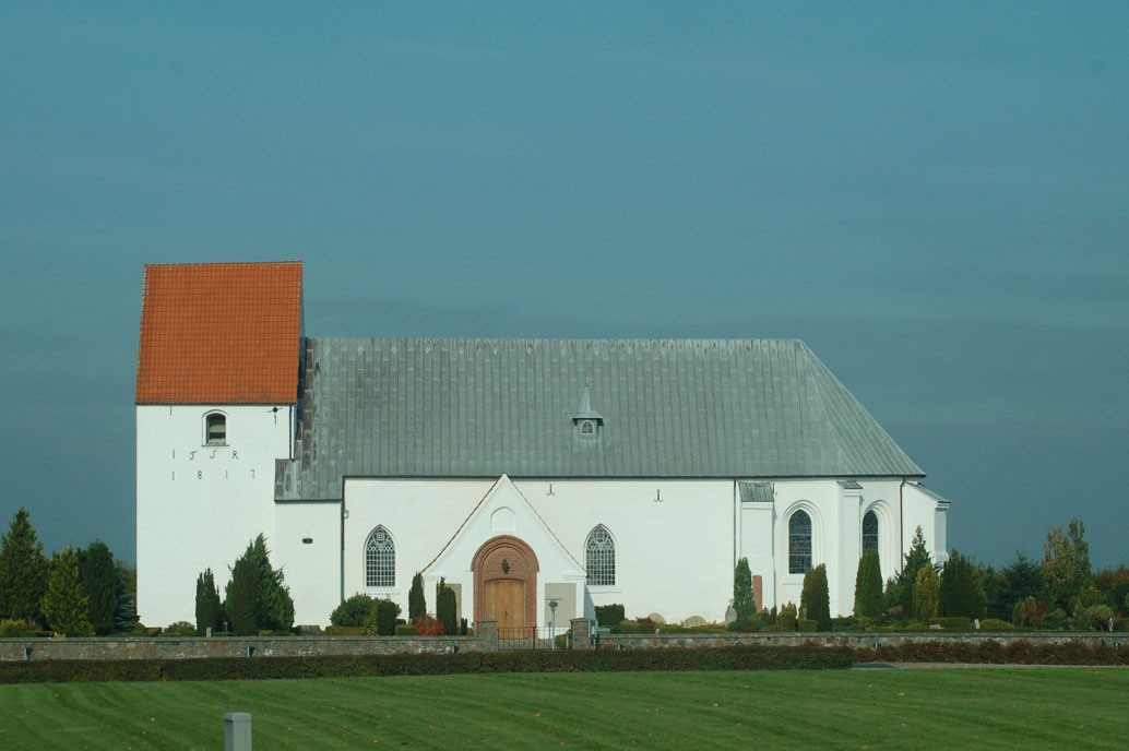 Church and Manor in Denmark Stouby church/ Stouby kirke and Rosenvold