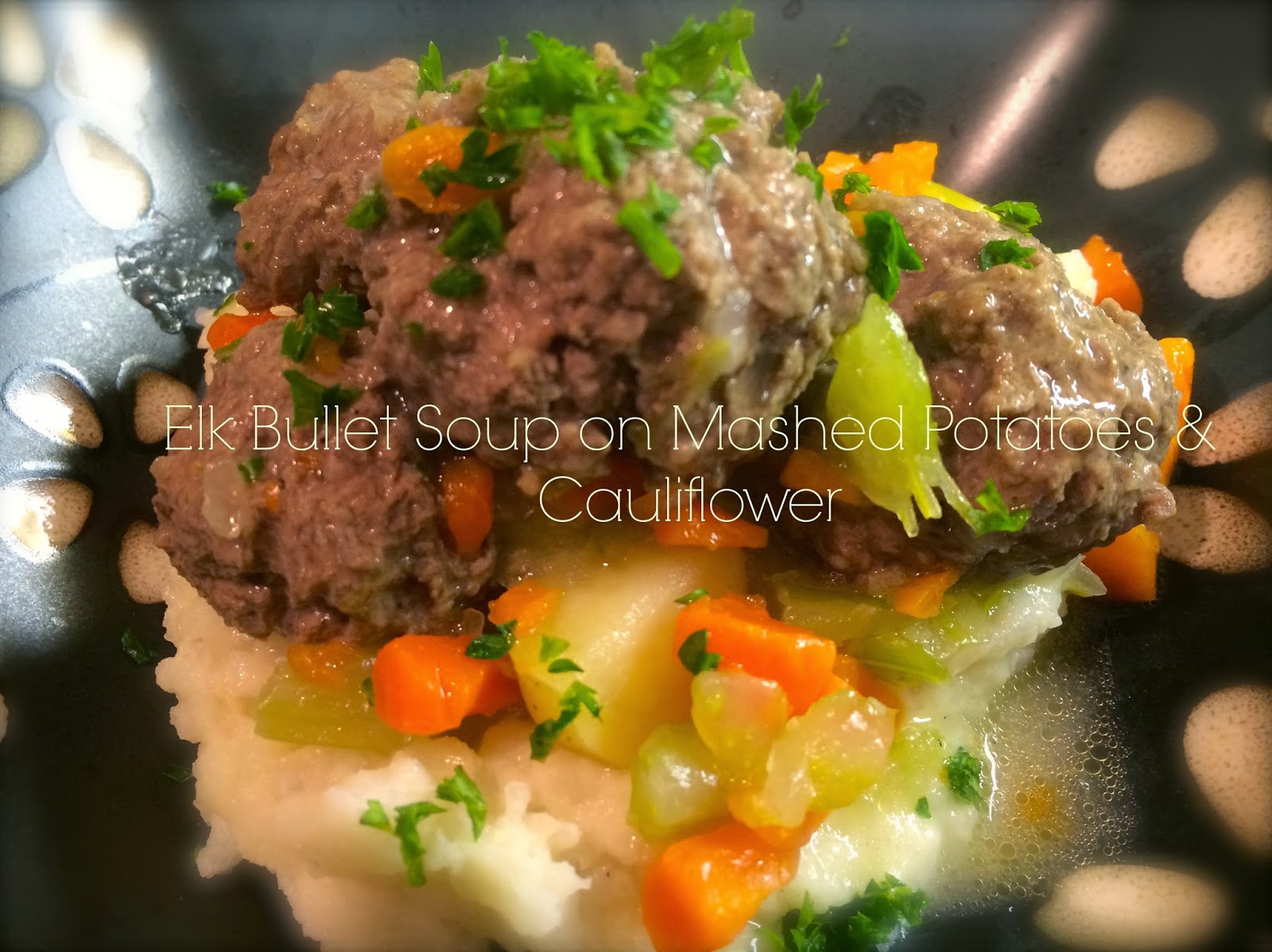 Bone Marrow & Bannock Elk Bullet Soup