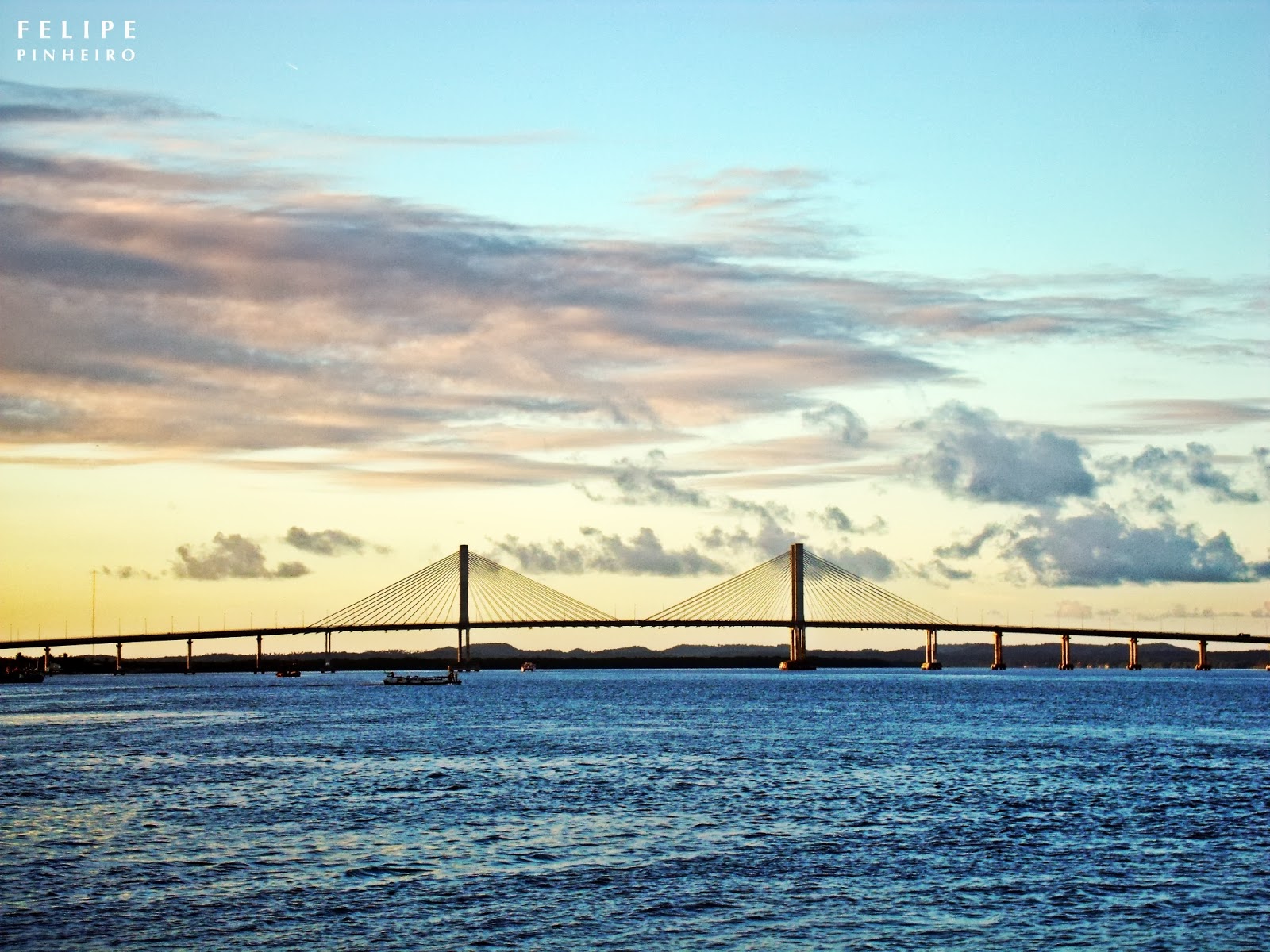 Ô Mania de Fotografar Ponte que liga Aracaju a Barra dos Coqueiros