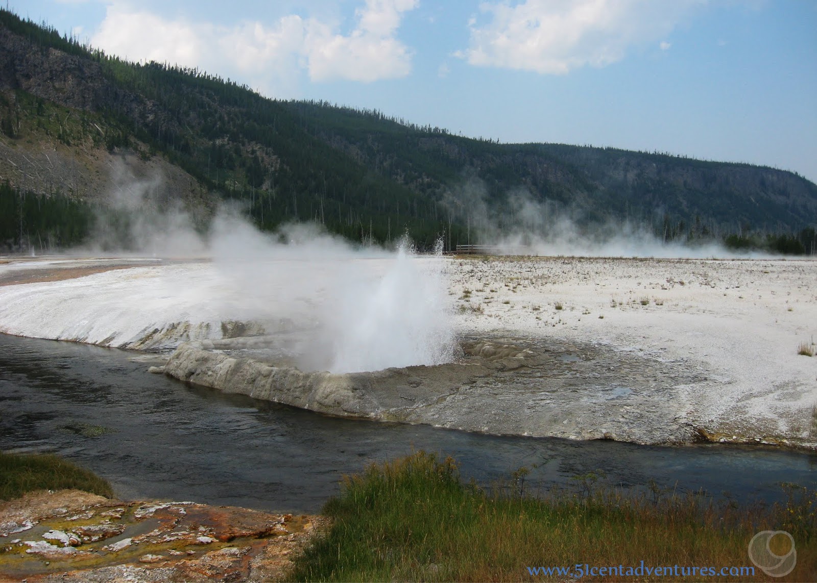 51 Cent Adventures: Black Sand Basin - Yellowstone National Park.