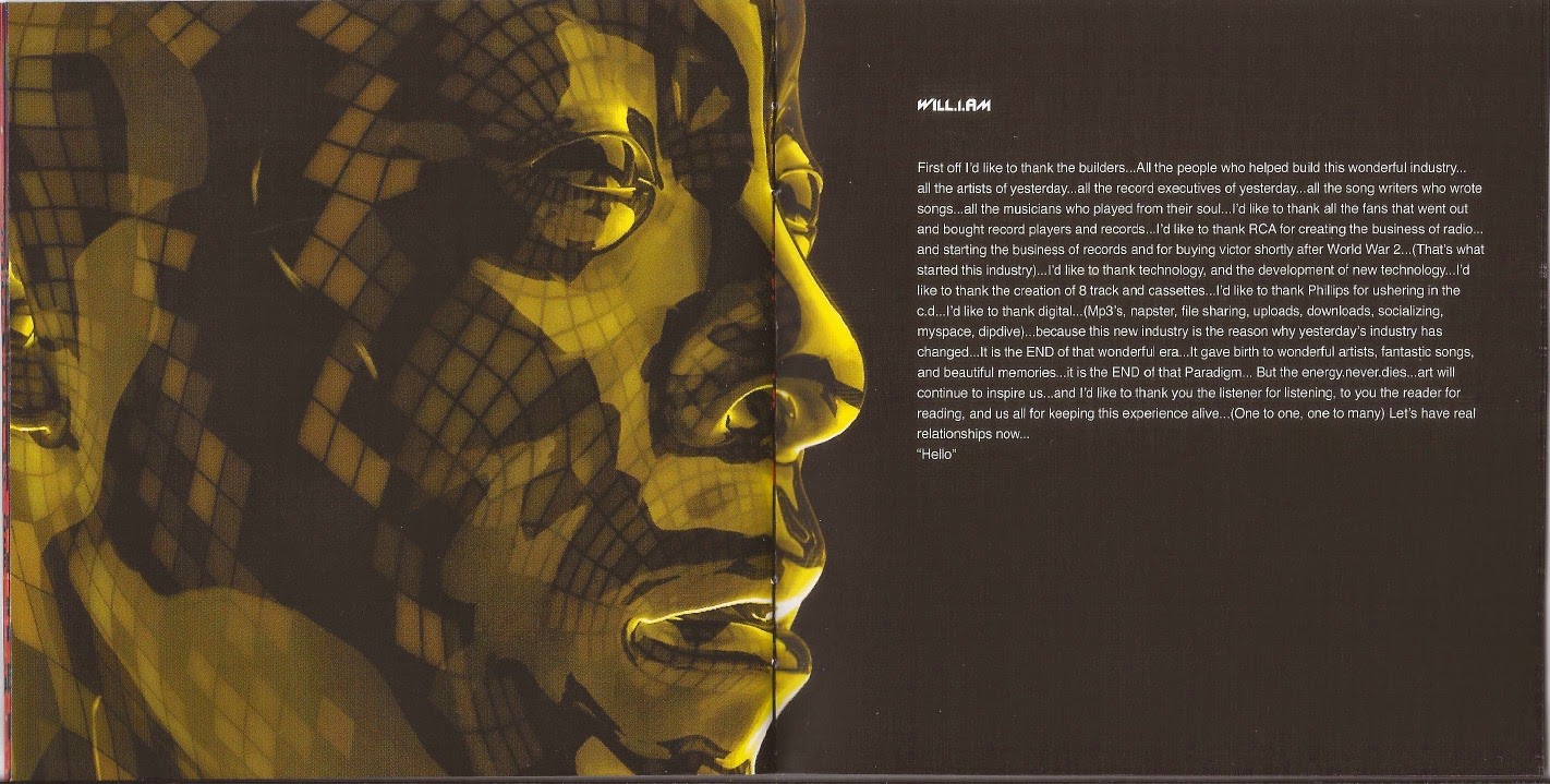 Encarte The Black Eyed Peas The E.N.D. Encartes Pop