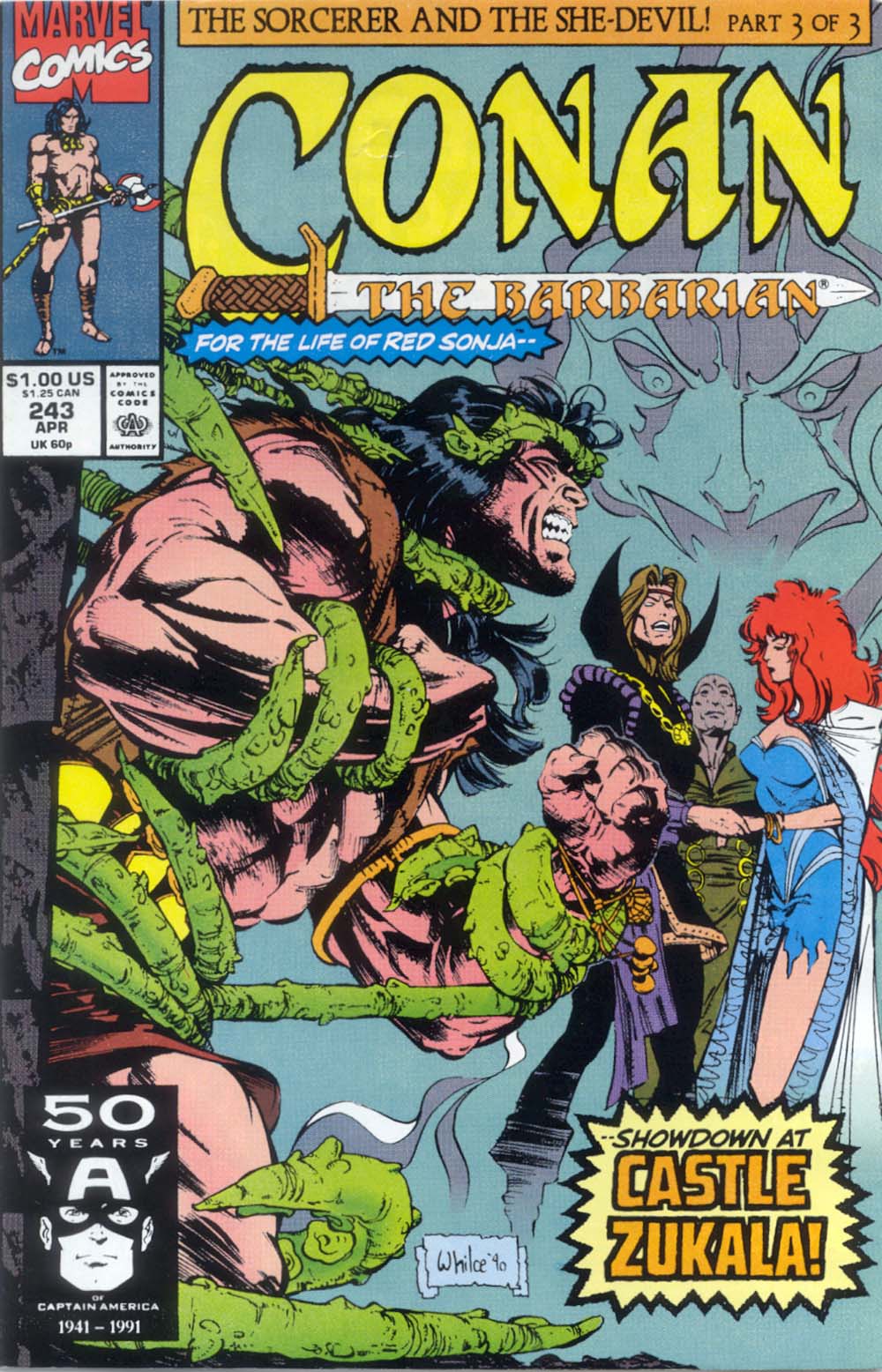 Read online Conan the Barbarian (1970) comic -  Issue #243 - 1