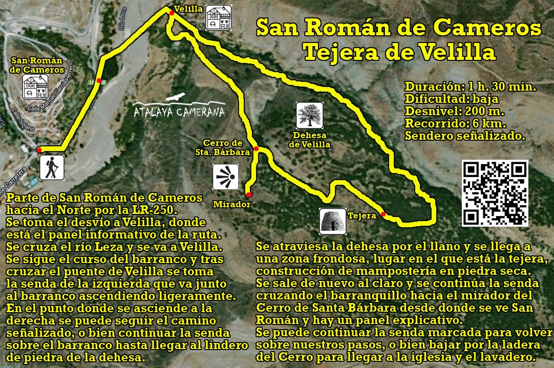 Ruta de senderismo: San Román de Cameros - Tejera de Velilla