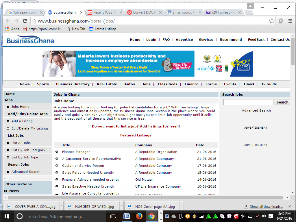 5 Top sites for Job Seekers in Ghana