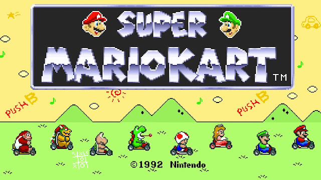 Super Mario Kart (SNES): eleito por leitores da Famitsu como o melhor game de corrida