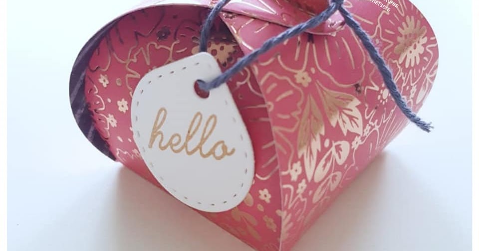 Stampin Adventures Mini Curvy Keepsake Box