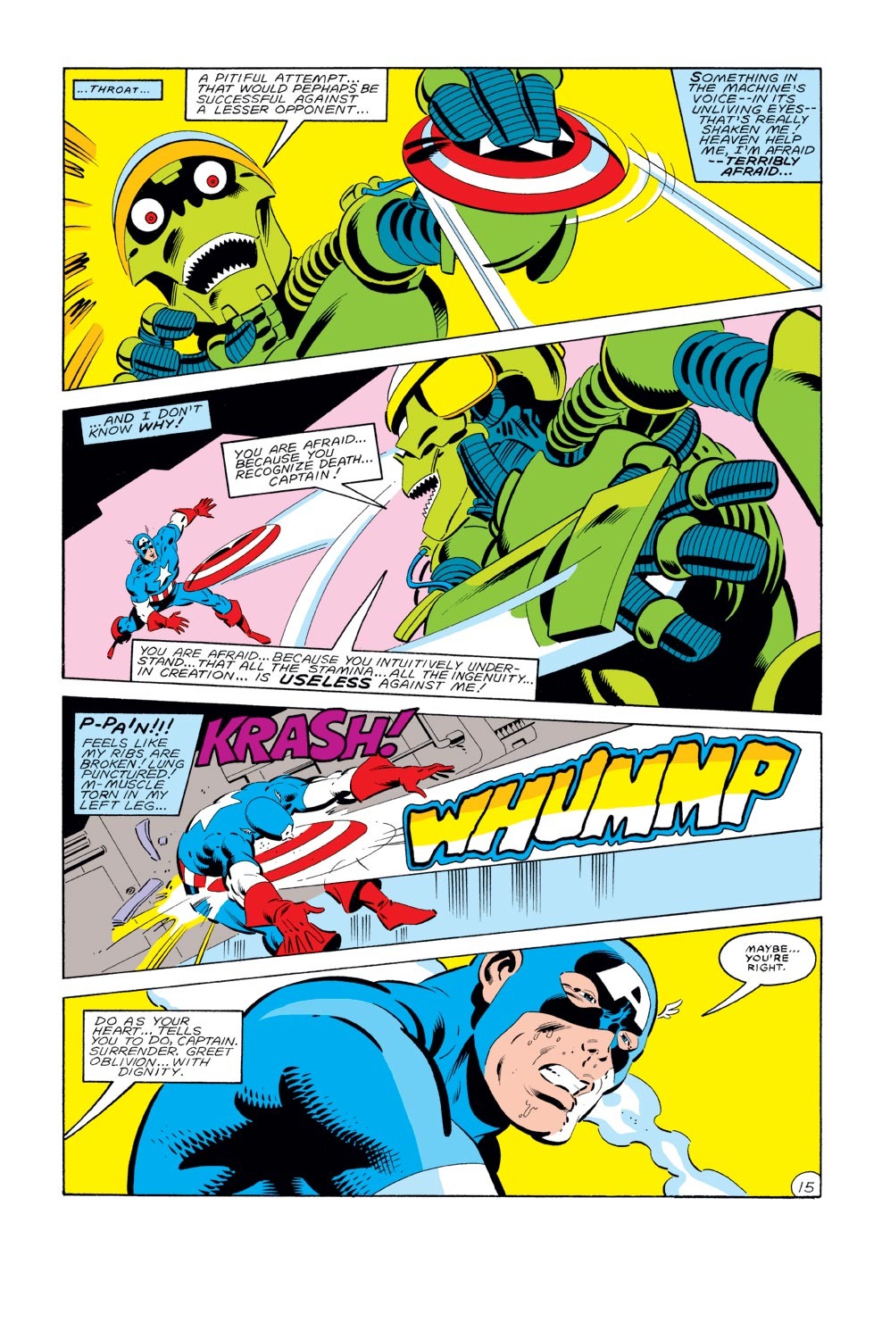 Read online Captain America (1968) comic -  Issue #289 - 16
