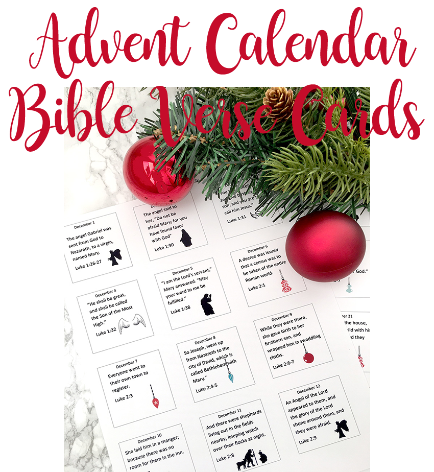 Free Printable Advent Calendar Bible Verses Printable Word Searches