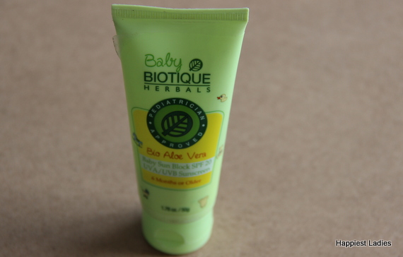 biotique baby sunscreen