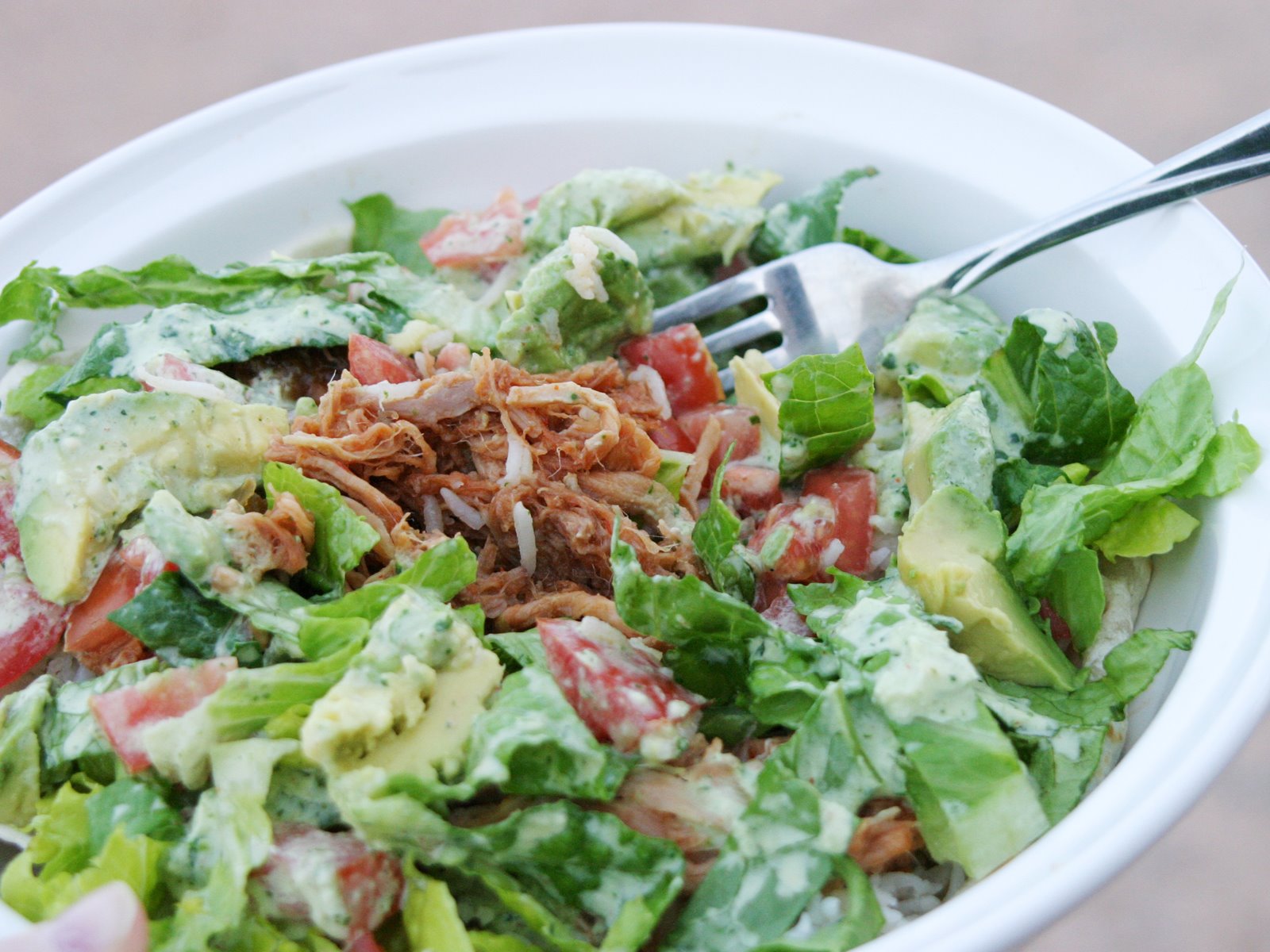 OUR FAMILY RECIPES FRESH MEX PORK SALAD