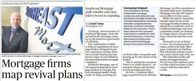 Southeast Mortgage Consolidates Metro Atlanta & Fills Void in Mortgage Market